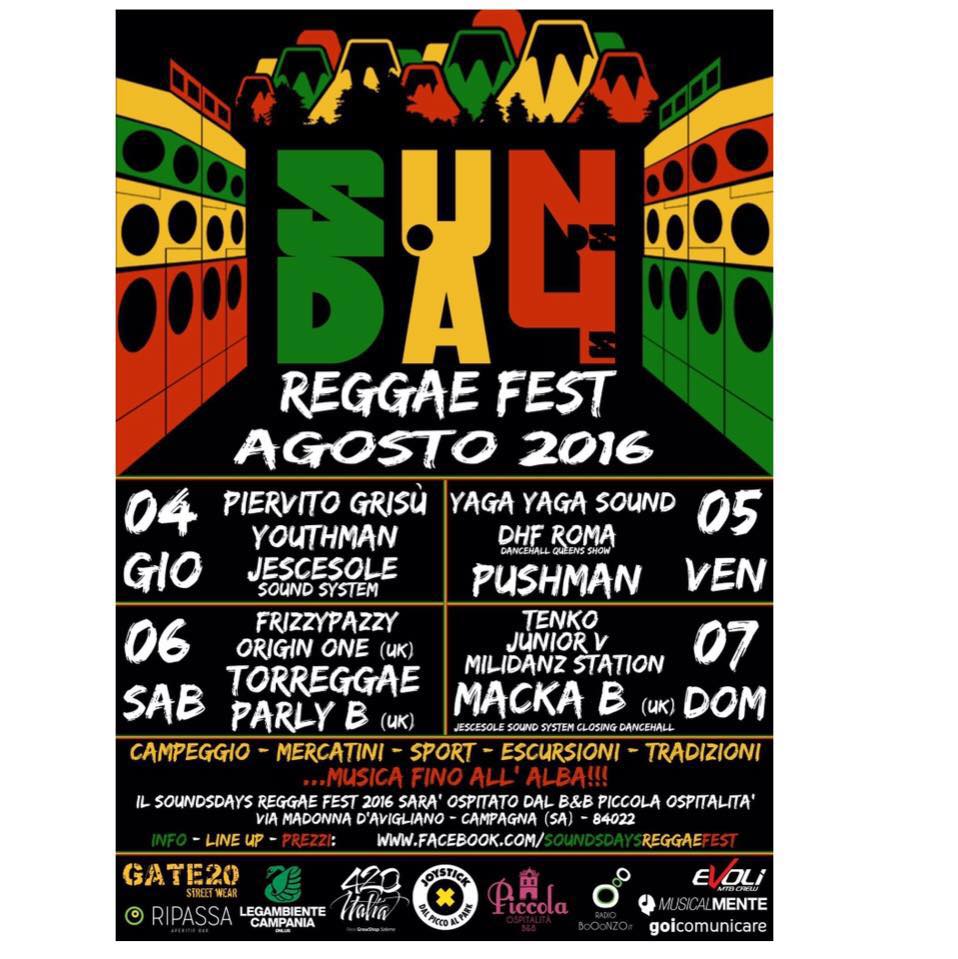 DHF Roma @SoundsDays Reggaefest Campagna (Salerno)